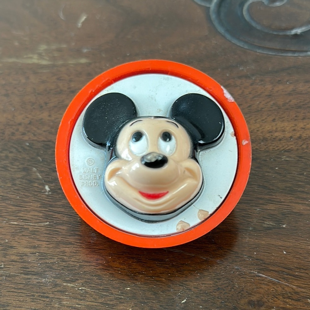 Vintage Original 70's Mickey Mouse Walt Disney General Electric Night Light AsIS